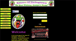 Desktop Screenshot of kreweofswingtown.com